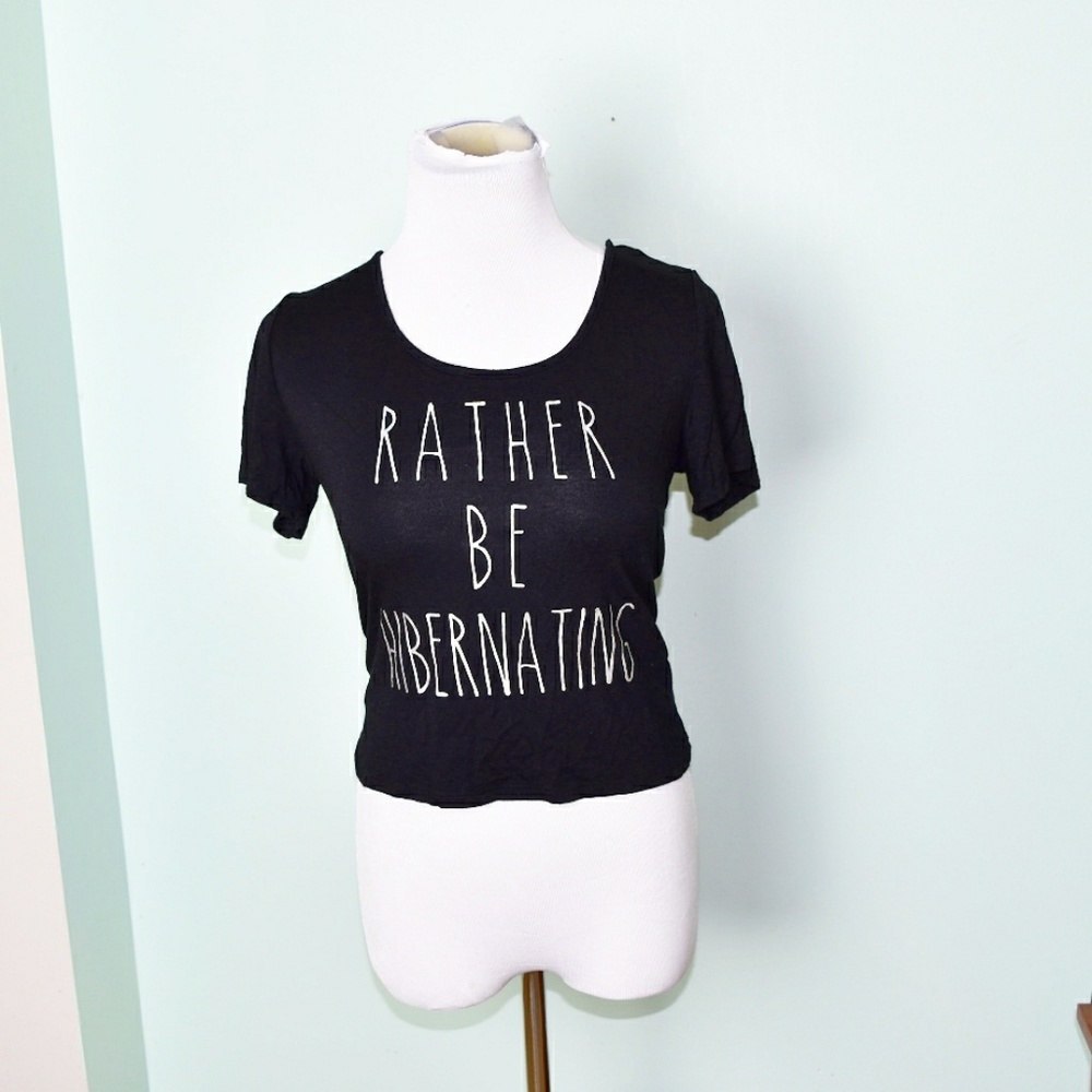 Bethany Mota Rather Be Sleeping Blouse - Picture 1 of 2